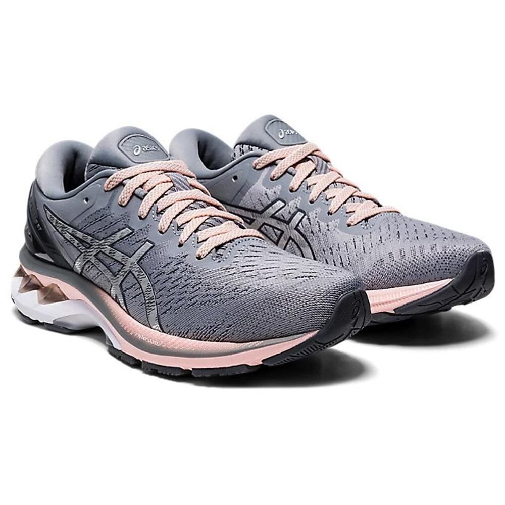 Asics Gel-Kayano 27 Womens Running Shoes Size 10 Sheet Rock/Pure Silver